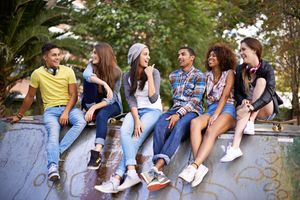 Young person building confidence and resilience